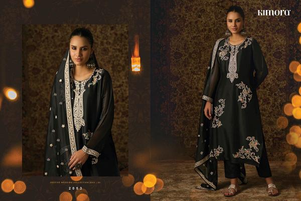 Kimora Heer Ruqsar Organza Designer Salwar Suit Collection